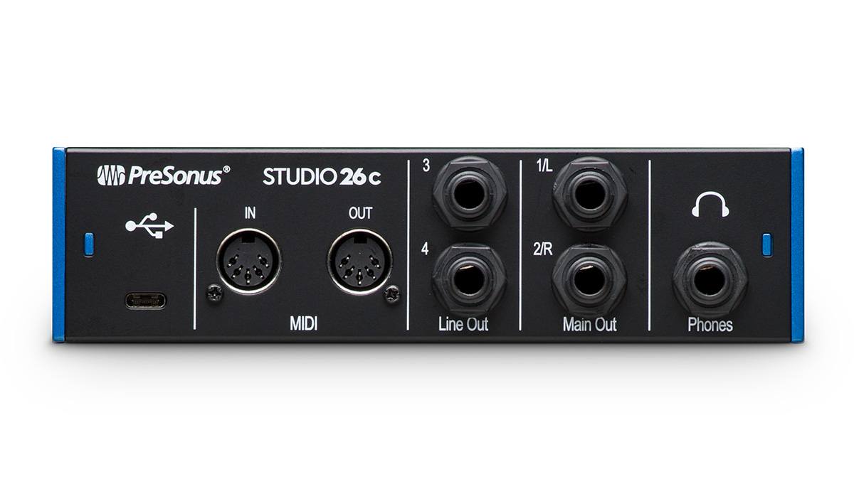 C　USB　Interface　–　Manuel　26c　PreSonus　2×4　Audio　Studio　–　Industries
