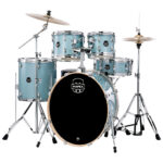 Mapex Venus Series 5 Piece Acoustic Drum kit With Hardware - Aqua Blue Sparkle