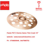 Paiste PST X Series Swiss Thin Crash 16″ Cymbal 0001255216