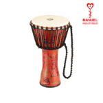 Meinl, Djembe, Travel Series, Goatskin Head, Rope Tuned -10" (25.4cm) -Pharaoh's Script PADJ1-M-G